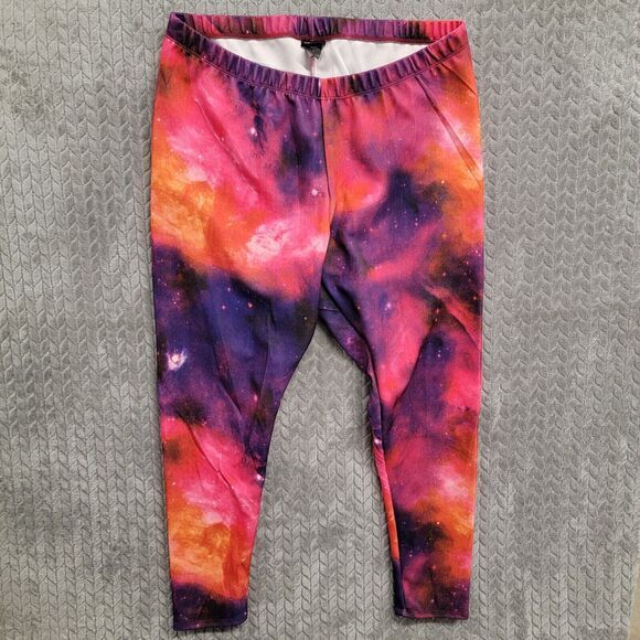 TORRID Leggings Galaxy Outer‎ Space Print Stretchy Pull On Pants Womens Size 2X - Picture 1 of 9